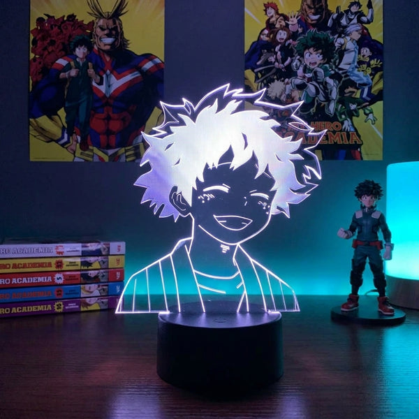 Lampe manga LED 3D My Hero Academia – Deku | Mugen Shop