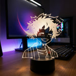 Lampe manga LED 3D My Hero Academia – Deku | Mugen Shop