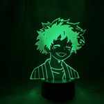 Lampe manga LED 3D My Hero Academia – Deku | Mugen Shop