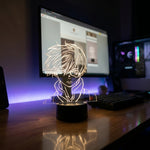 Lampe manga LED 3D My Hero Academia – Shoto Todoroki | Mugen Shop