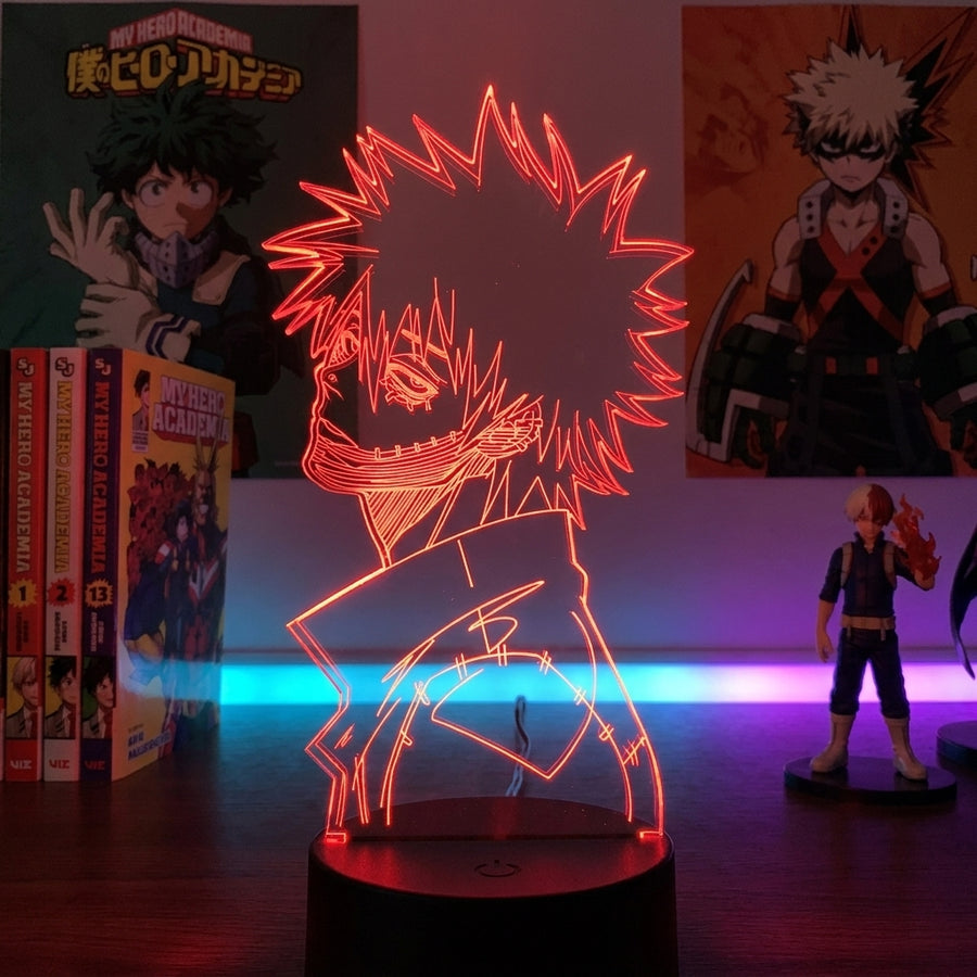 Lampe manga LED 3D My Hero Academia – Dabi | Mugen Shop