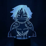 Lampe manga LED 3D One Piece – Luffy | Mugen Shop