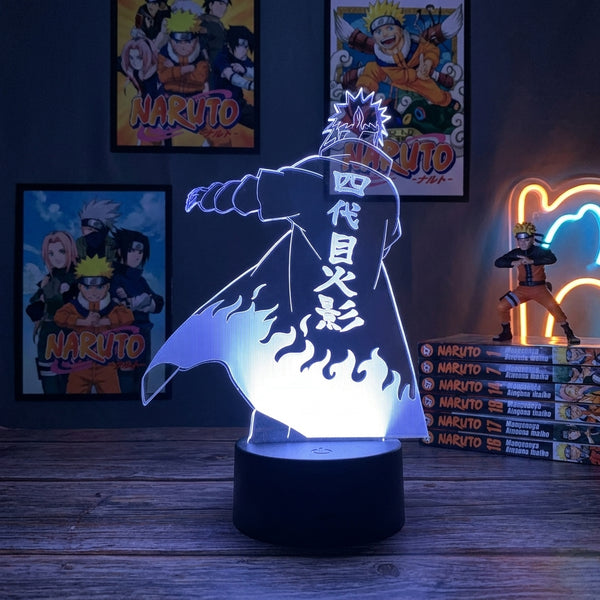 Lampe manga LED 3D Naruto – Minato Namikaze | Mugen Shop