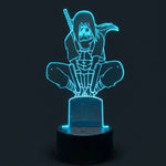 Lampe manga LED 3D Naruto – Itachi Uchiha | Mugen Shop