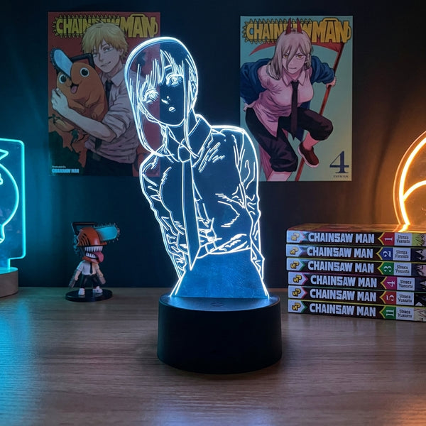 Lampe manga LED 3D Chainsaw Man – Makima | Mugen Shop