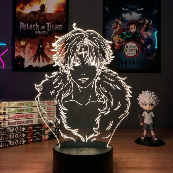 Lampe manga LED 3D Hunter x Hunter – Chrollo Lucifer | Mugen Shop