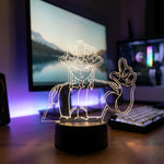 Lampe manga LED 3D Hunter x Hunter – Meruem | Mugen Shop