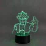 Lampe manga LED 3D Hunter x Hunter – Meruem | Mugen Shop