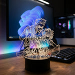 Lampe manga LED 3D Hunter x Hunter – Gon & Killua & Leorio & Kurapika | Mugen Shop