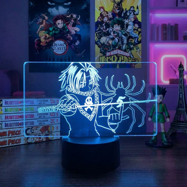 Lampe manga LED 3D Hunter x Hunter – Feitan | Mugen Shop