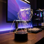 Lampe manga LED 3D Hunter x Hunter – Feitan | Mugen Shop