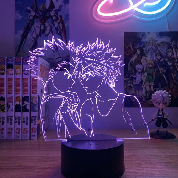 Lampe manga LED 3D Hunter x Hunter – Gon & Killua Zoldyck | Mugen Shop