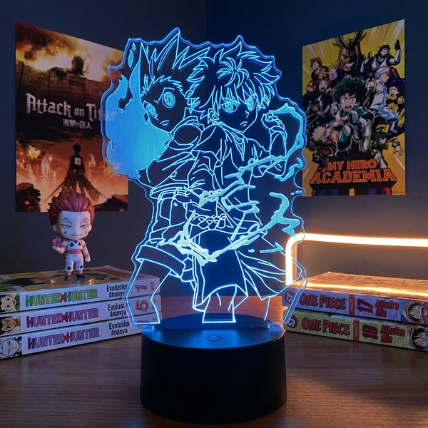 Lampe manga LED 3D Hunter x Hunter – Gon & Killua Zoldyck | Mugen Shop