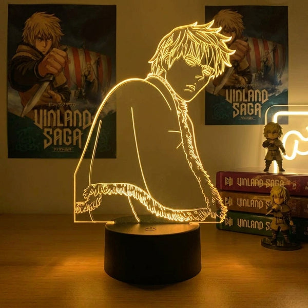 Lampe manga LED 3D Vinland Saga – Thorfinn | Mugen Shop