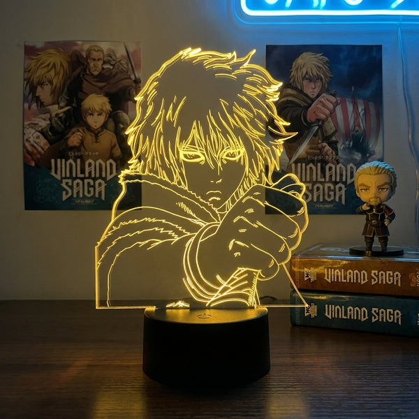 Lampe manga LED 3D Vinland Saga – Thorfinn | Mugen Shop