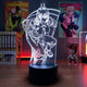 Lampe manga LED 3D Chainsaw Man – Power