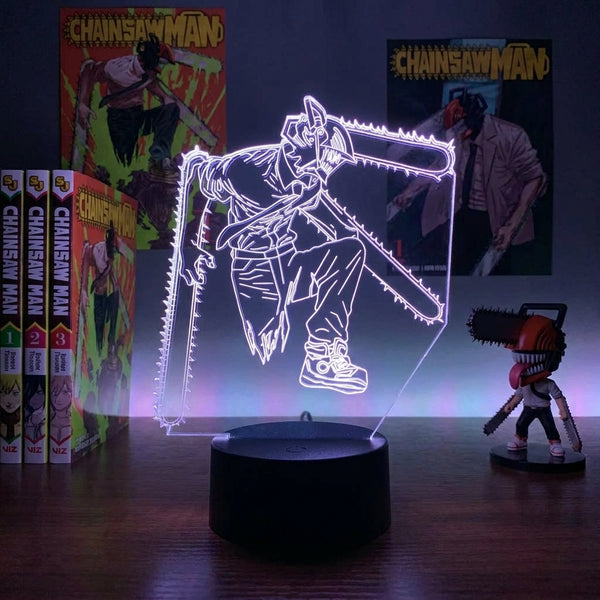 Lampe manga LED 3D Chainsaw Man – Denji | Mugen Shop