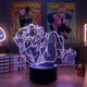 Lampe manga LED 3D Chainsaw Man – Denji & Pochita