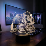 Lampe manga LED 3D Chainsaw Man – Power & Denji | Mugen Shop
