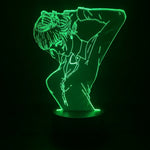 Lampe manga LED 3D JoJo's Bizarre Adventure – Giorno Giovanna | Mugen Shop