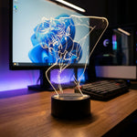 Lampe manga LED 3D JoJo's Bizarre Adventure – Giorno Giovanna | Mugen Shop