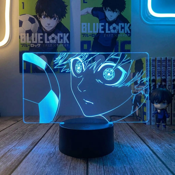 Lampe manga LED 3D Blue Lock – Isagi & Yoichi | Mugen Shop