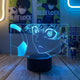 Lampe manga LED 3D Blue Lock – Isagi & Yoichi