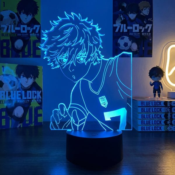 Lampe manga LED 3D Blue Lock – Sae Itoshi | Mugen Shop