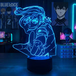 Lampe manga LED 3D Blue Lock – Nagi Seishiro | Mugen Shop