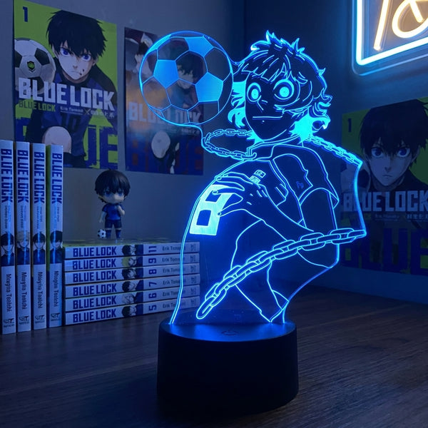 Lampe manga LED 3D Blue Lock – Bachira | Mugen Shop