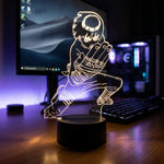 Lampe manga LED 3D Naruto – Rock Lee | Mugen Shop
