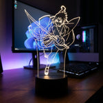 Lampe manga LED 3D Naruto – Sasuke Uchiha | Mugen Shop