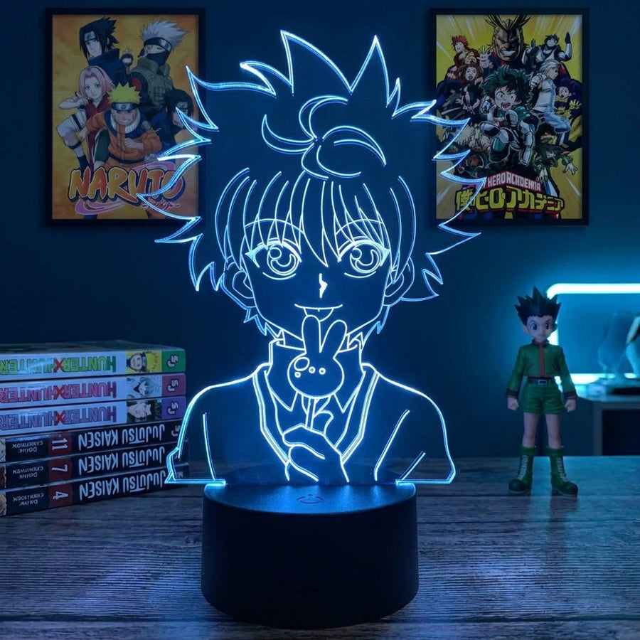 Lampe manga LED 3D Hunter x Hunter – Killua Zoldyck | Mugen Shop