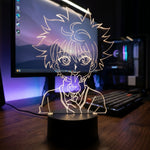Lampe manga LED 3D Hunter x Hunter – Killua Zoldyck | Mugen Shop