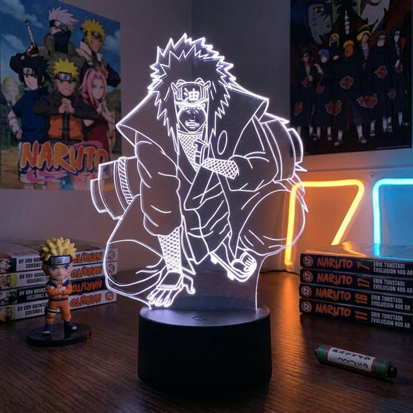 Lampe manga LED 3D Naruto – Jiraiya | Mugen Shop