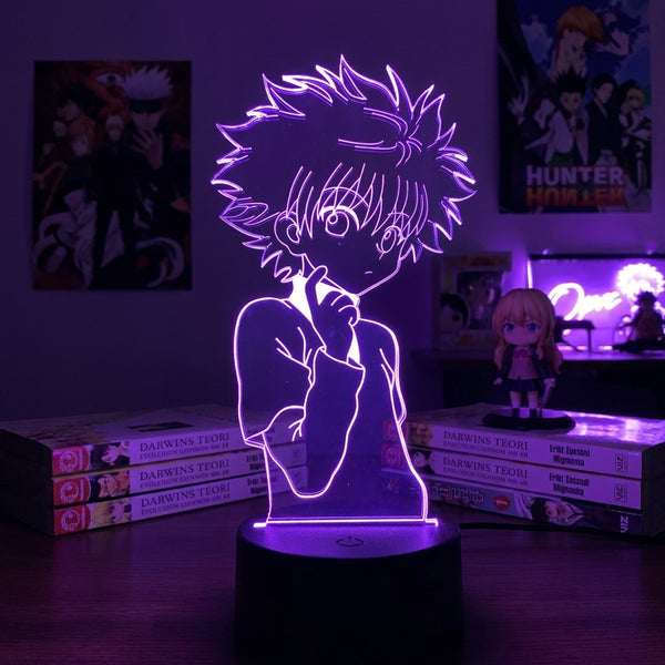 Lampe manga LED 3D Hunter x Hunter – Killua Zoldyck | Mugen Shop