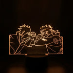 Lampe manga LED 3D Naruto – Naruto & Sasuke | Mugen Shop