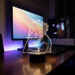 Lampe manga LED 3D Hunter x Hunter – Hisoka | Mugen Shop