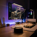 Lampe manga LED 3D Bleach – Ichigo & Rukia | Mugen Shop
