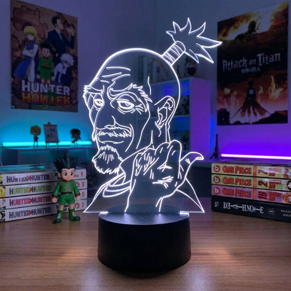 Lampe manga LED 3D Hunter x Hunter – Netero | Mugen Shop