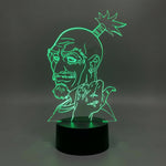 Lampe manga LED 3D Hunter x Hunter – Netero | Mugen Shop