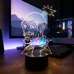 Lampe manga LED 3D Hunter x Hunter – Netero | Mugen Shop