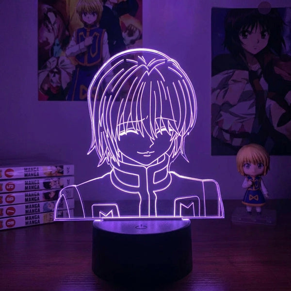 Lampe manga LED 3D Hunter x Hunter – Kurapika | Mugen Shop