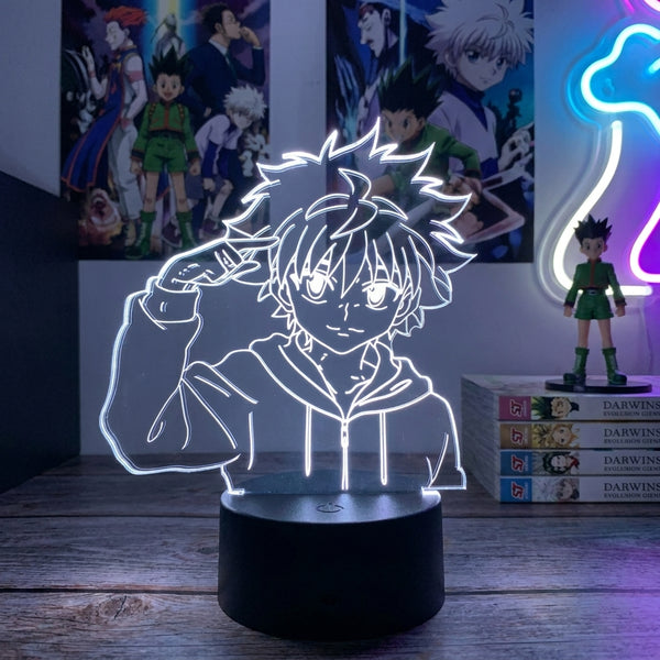 Lampe manga LED 3D Hunter x Hunter – Killua Zoldyck | Mugen Shop