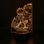 Lampe manga LED 3D My Hero Academia – Bakugo & Deku | Mugen Shop