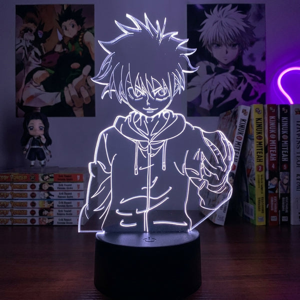 Lampe manga LED 3D Hunter x Hunter – Killua Zoldyck | Mugen Shop