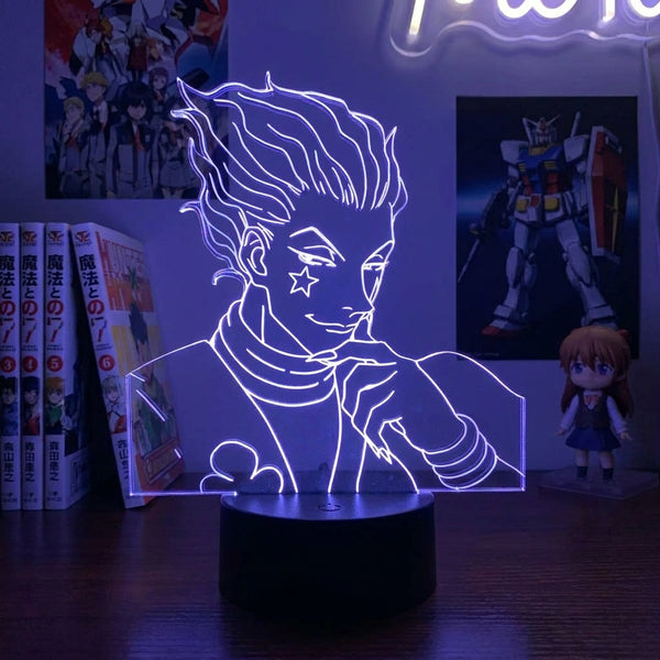 Lampe manga LED 3D Hunter x Hunter – Hisoka | Mugen Shop