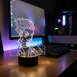 Lampe manga LED 3D Hunter x Hunter – Hisoka | Mugen Shop
